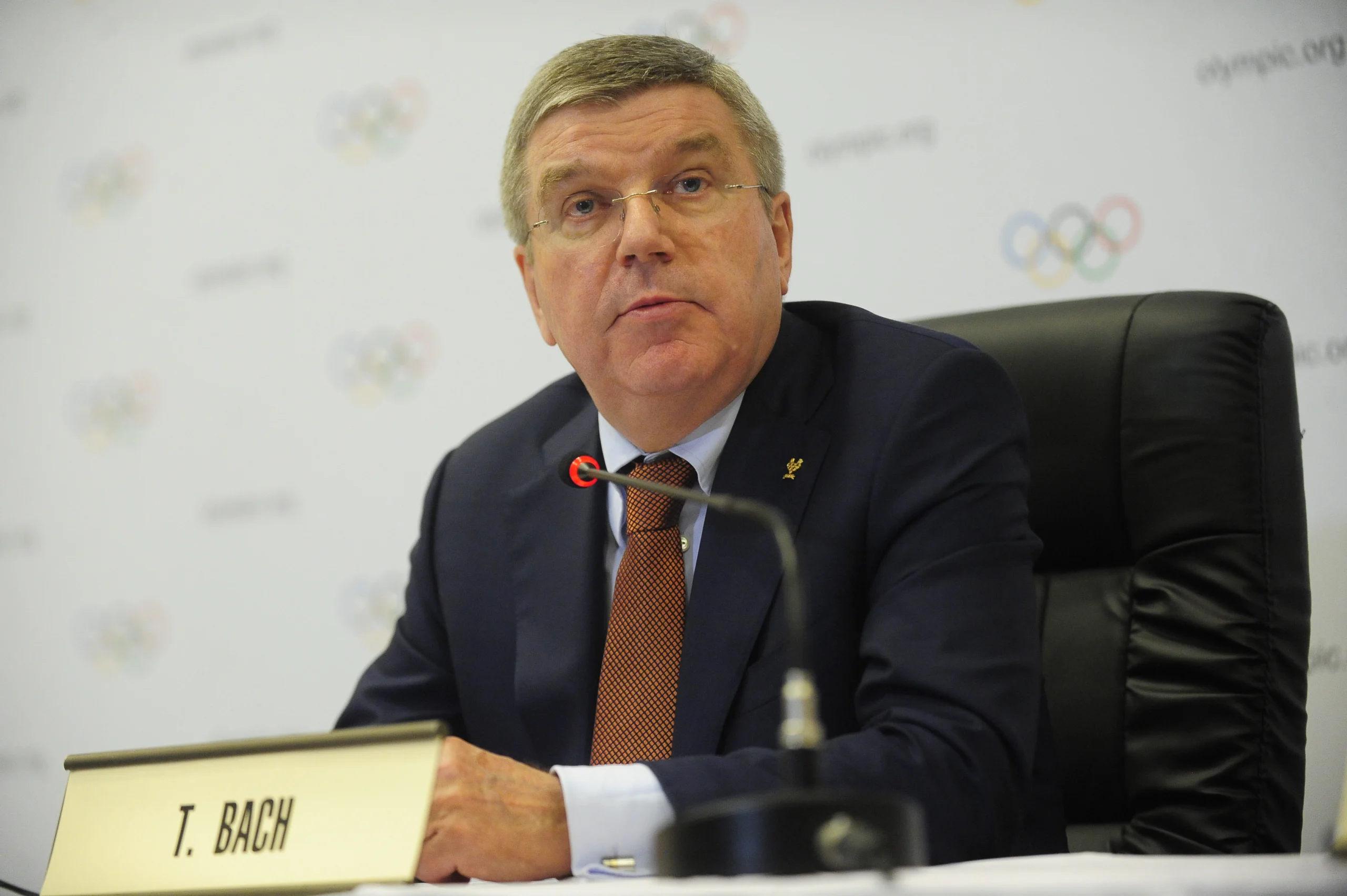  Photo Credits: Focus Pix. ID Foto stock: 1824257456 - Thomas Bach, presidente del Comitato Olimpico Internazionale CIO, ex schermidore olimpico.