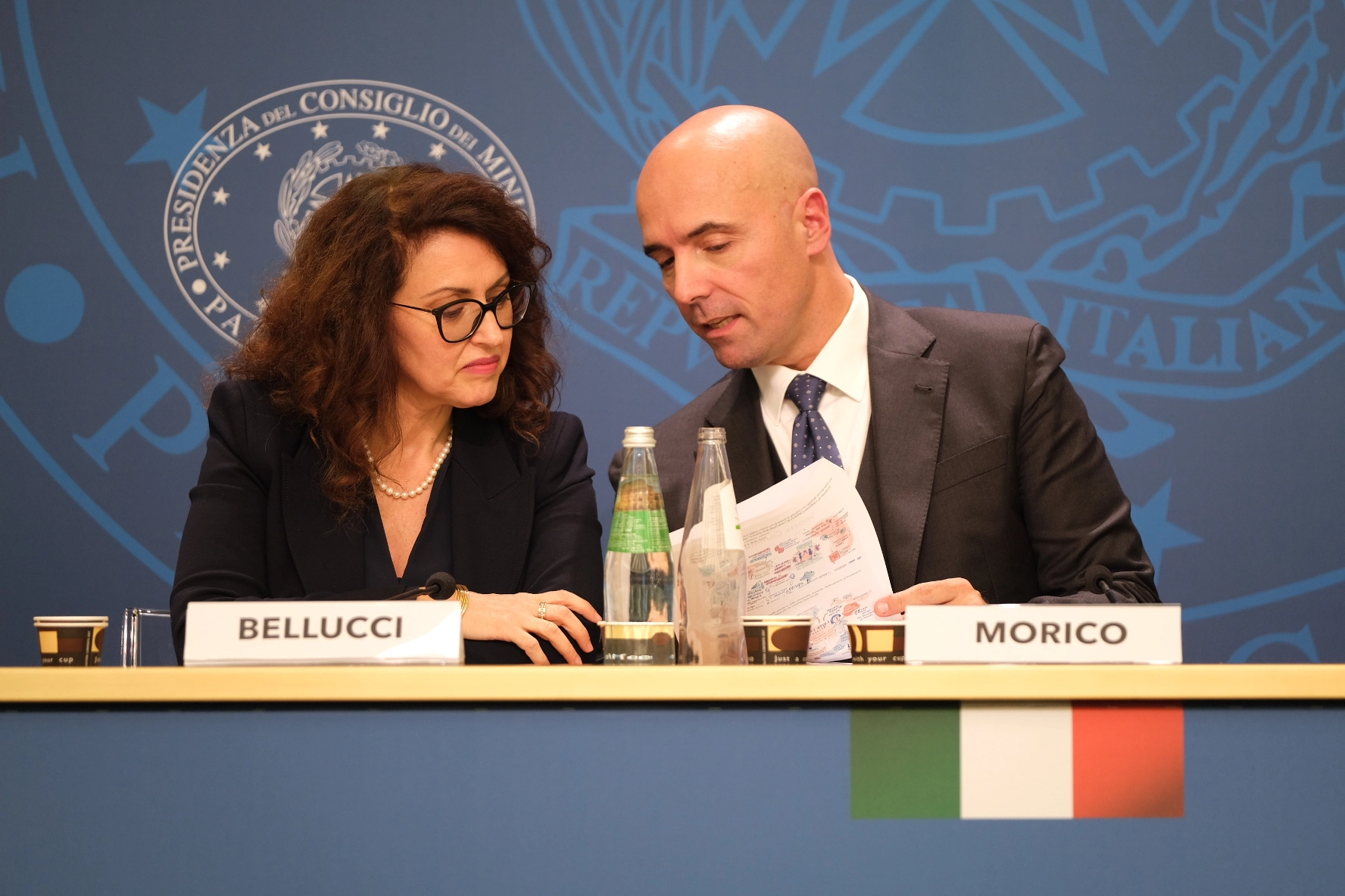 Il Viceministro Bellucci e Il Presidente Morico